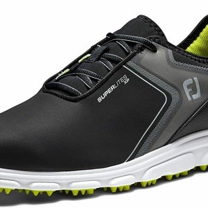FootJoy Superlites XP Golf Shoes 58075 Black 8.5 Extra Wide 4E New #83471