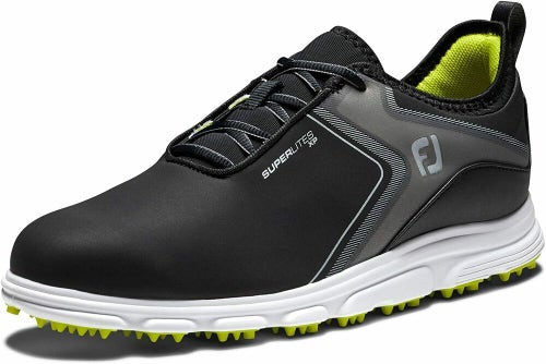 FootJoy Superlites XP Golf Shoes 58075 Black 8.5 Extra Wide 4E New #83471