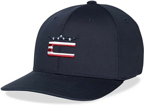 NEW Cobra Stars and Stripes Crown Navy Adjustable Snapback Hat/Cap