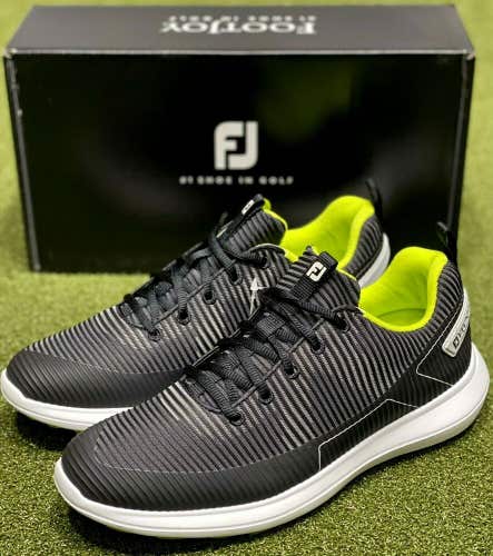 FootJoy FJ Flex XP Spikeless Golf Shoes 56253 Black 11.5 Medium (D) New #83420