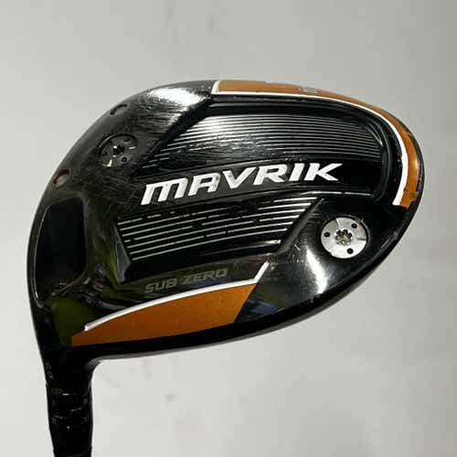 Used Callaway Maverik Sub Zero Left Hand 9.0 Degree Stiff Flex Graphite Shaft Drivers