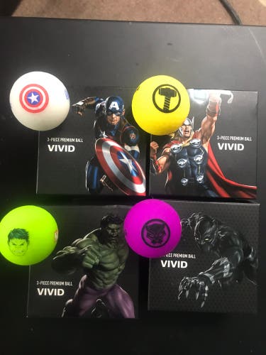 Marvel Superhero Golfballs
