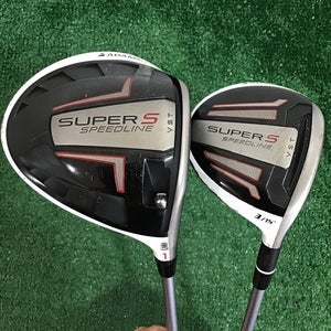 Adams Super-S Speedline Fairway Woods Set Driver & 3w With Regular Graphite Shaf