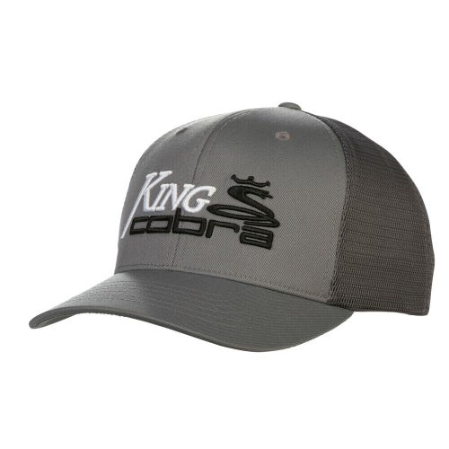 NEW King Cobra Grey 110 Trucker Snapback Adjustable Hat/Cap