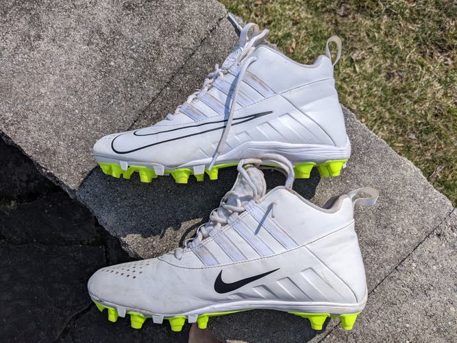 Nike Men's Alpha Huarache 6 Lacrosse Cleats, Size 9.5