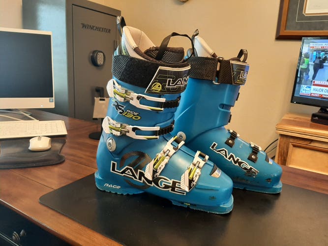 Used Men's Lange All Mountain RS Ski Boots Stiff Flex