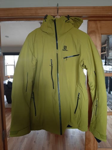 Yellow Men's Adult Used XL Salomon Jacket