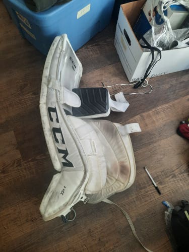 Used 33" CCM Premier II Pro Goalie Leg Pads