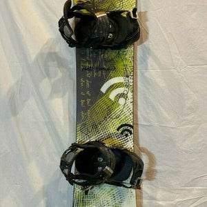 Signal Matt Hammer Pro Model 151cm Freestyle Snowboard Atomic Zombie Bindings