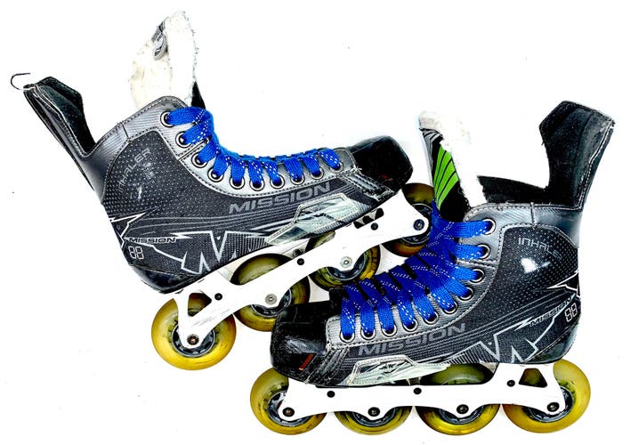 MISSION Inhaler AC7 Inline Hockey Roller Skates Sz 6E (7.5 US Shoe Men/ 9 Women