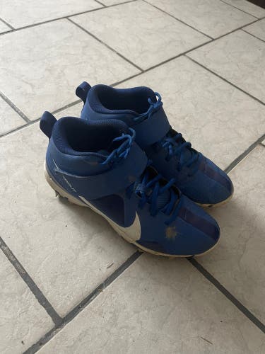 Blue Men's Molded Cleats Nike Force Zoom Trout 7