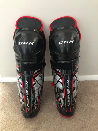 CCM Junior Jetspeed Edge Ice Hockey Shin Guards