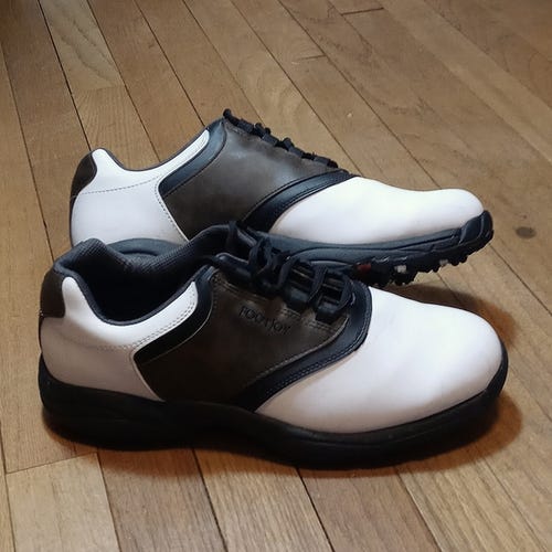 FOOTJOY GREENJOYS 45516 GOLF SHOES CLEATS SPIKES MENS 10 1/2 M NICE!!