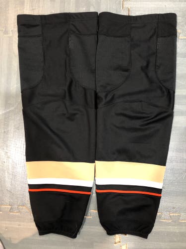 Anaheim Ducks Black Used Large Reebok Reebok Edge Socks