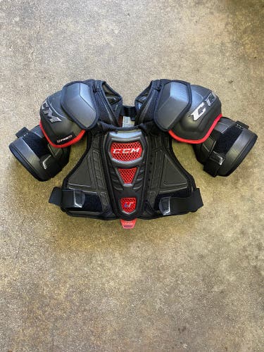 Senior Small CCM U+ Crazy Light Shoulder Pads