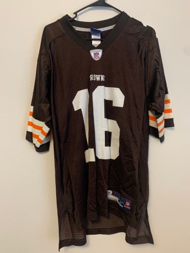 Brown Used Medium Reebok Jersey
