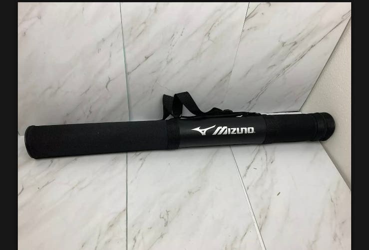 MIZUNO Japan MAXCOR Black Baseball Bat Case Nylon Zipper, Holds One