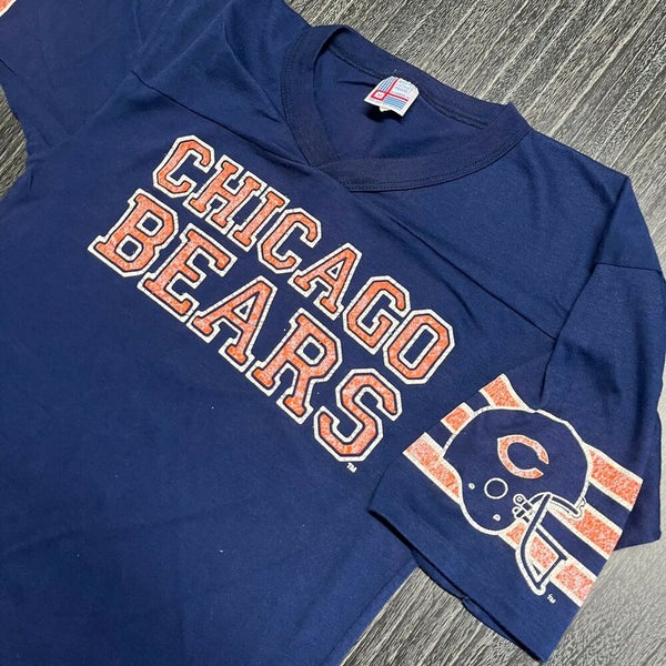 Chicago Bears T Shirt Men Small Adult Blue NFL Football Jersey