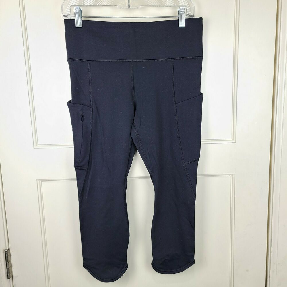 Athleta Black Leggings With Pockets