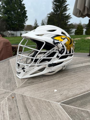 Towson University White Cascade Helmet