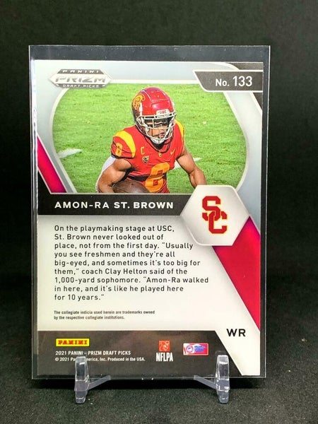 AMON-RA St. BROWN 2021 Panini Prizm Draft Picks Rookie RC #133