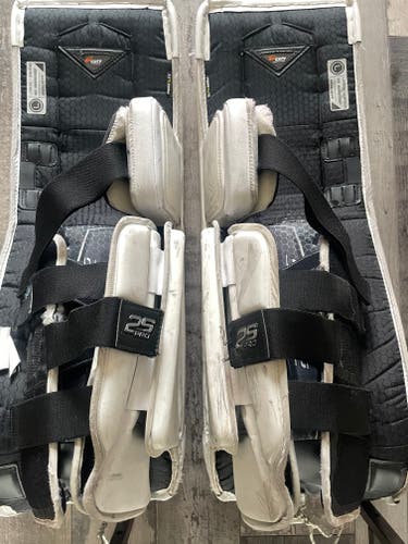 Used 35" Bauer Supreme 2S Pro Goalie Leg Pads