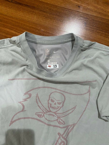 Tampa Bay Buccaneers White Logo Dri-Fit T-Shirt by Nike