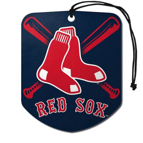 Boston Red Sox 2 Pack Air Freshener MLB Shield Design