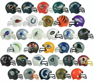 NFL Logo Mini Pocket Size Helmet Pencil Topper PICK YOUR TEAM Stocking Stuffers