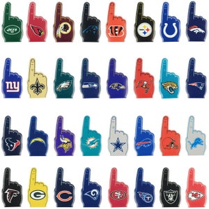 NFL We’re #1 Finger Puppet PICK YOUR TEAM 3'' x 1'' Party Favor Stocking Stuffer