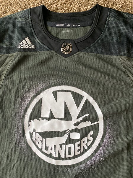 Men's New York Islanders adidas Camo Military Authentic Jersey