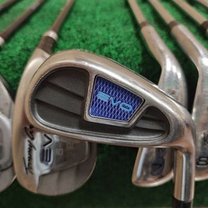 Tommy Armour Evo Golf Hybrid Iron Set 3H,4H,5H-PW Graphite/Steel Shaft Ladies