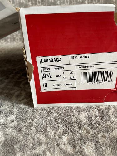 Gray New Adult Men's Size 9.5 (Women's 10.5) Metal New Balance Low Cut