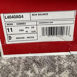 Gray New Adult Men's Size 11 (Women's 12) Metal New Balance Low Cut