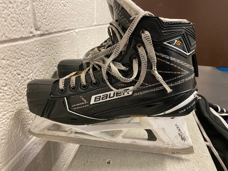 Used Bauer Regular Width Size 7 Hockey Goalie Skates