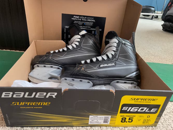 Bauer Supreme S160 LE Hockey Skates Size 8.5 - Used