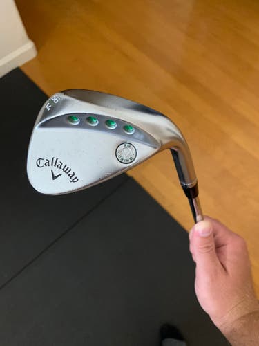 Men's Used Callaway Right Handed PM Grind Wedge Wedge Flex 56 Degree Steel Shaft