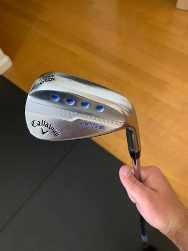 Men's Used Callaway Right Handed Md5 jaws Wedge Wedge Flex 46 Degree Steel Shaft