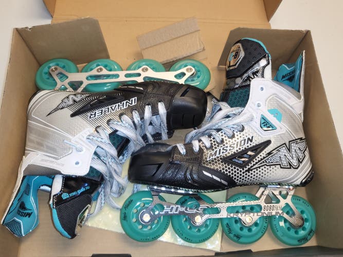 New Mission FZ-0 Inline Skates Regular Width Size 9
