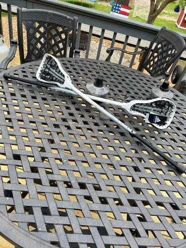 Two 2 New Womens Adidas Tracer T Shaft With Adidas Strike Head —- Black Or Green