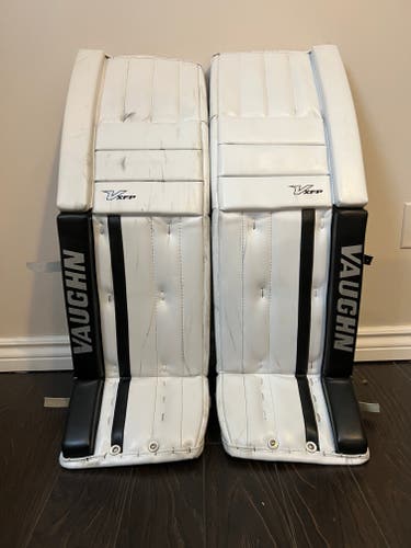 Used 35" Vaughn Velocity XFP Goalie Leg Pads