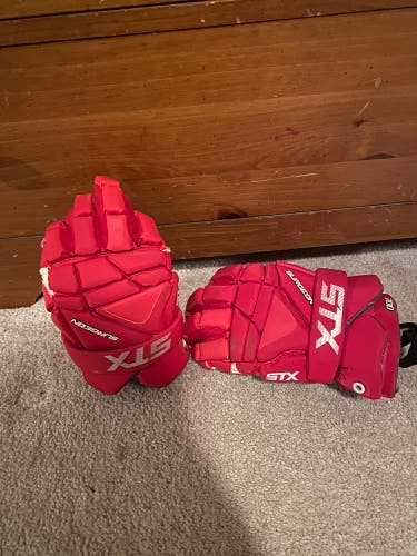 New Red STX Surgeon 700 Lacrosse Gloves