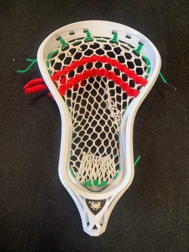 New ECD Rebel Offense Lacrosse Stick Head.  Custom strung by ECD as ZED WILLIAMS Pro Replica