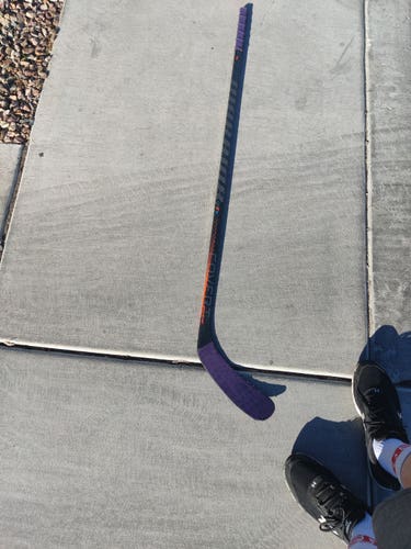 Intermediate Used Left Hand Warrior Covert QRE SL Hockey Stick Toe Pattern W-03 BACKSTRUM