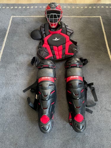Used All Star System 7 Catcher's Set