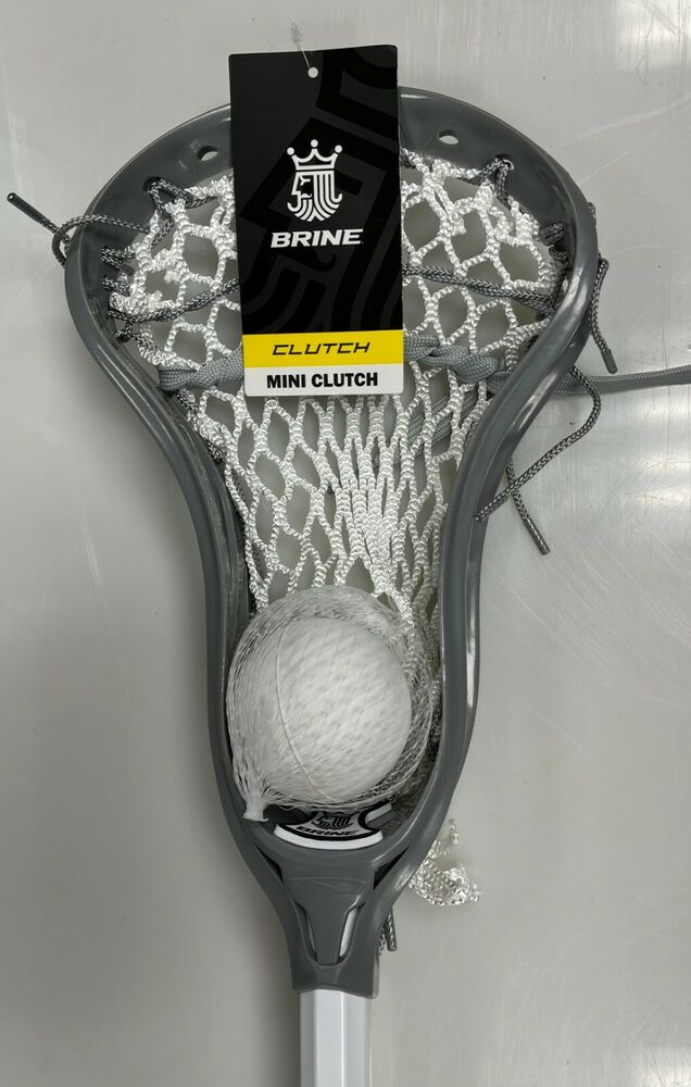 Brine Clutch 3 X Lacrosse LAX Unstrung Head White/Forest NEW List @ $100 