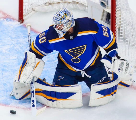 Binnington (St Louis Blues) True Pro-Return Goalie Leg Pads