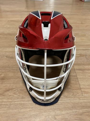 Red Chrome Player's Cascade S Helmet