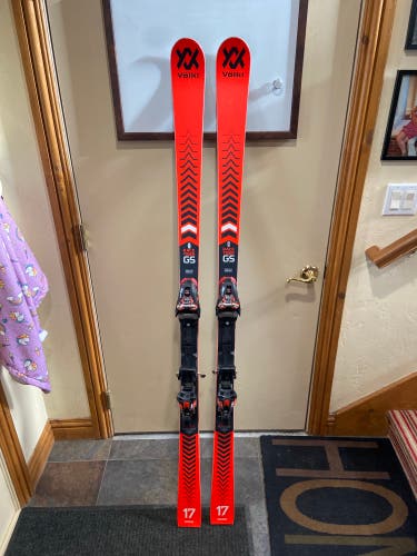 Volkl Racetiger GS 171 2021 With Marker Xcomp 16 Bindings