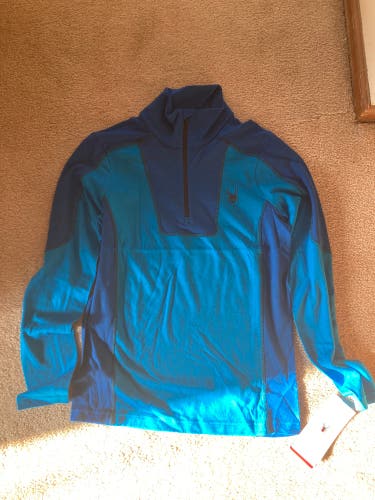 Brand new US Ski Team Spyder Quarter-zip Underlayer